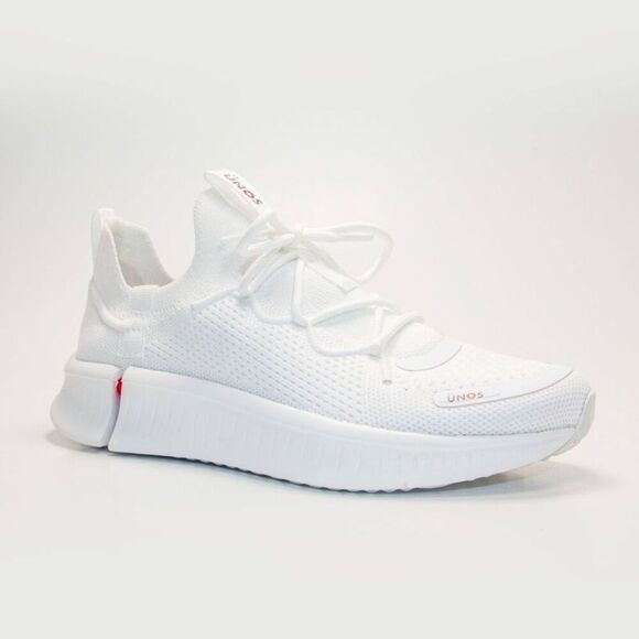 Open Box - UNOS BY SZ -  Adult Sneakers - White M 8.0-9.0/W 9.5- White - Picture 3 of 4